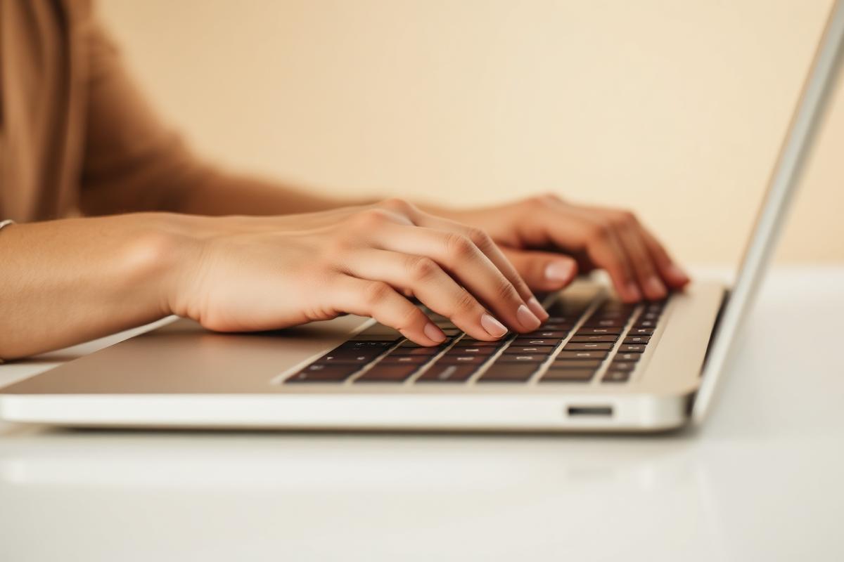 A disabled professional working at a laptop, illustration for a UK guide to disclosing a disability at work under the Equality Act 2010.